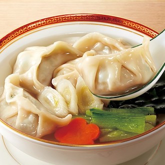 [白金瓦房]贅沢スープ水餃子（3個）