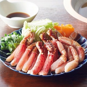 かにしゃぶ3種食べ比べ