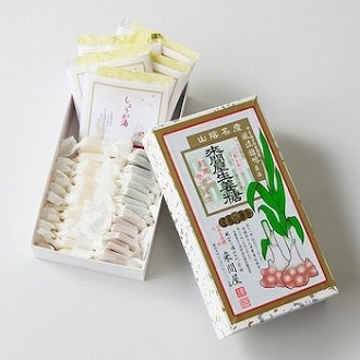 島根県 島根半島[來間屋生姜糖本舗]ひとくち糖、出西生姜しょうが湯詰合せ