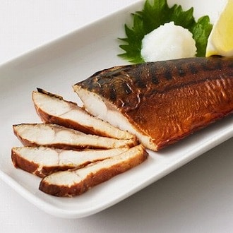 島根県 島根半島[丸上商店]燻製塩さば鯖とろスモーク