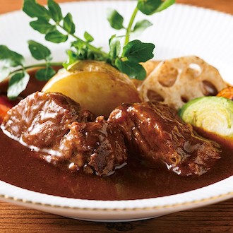 [トラットリア・JUGEMU]牛ほほ肉の赤ワイン煮