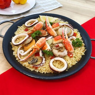 ※欠番※Manma【パエリア専用米付き】フライパンで簡単 ずわいがにのパエリアセット