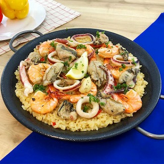 ※欠番※Manma【パエリア専用米付き】フライパンで簡単 牡蠣のパエリアセット