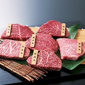 [山晃食品]6大ブランド和牛食べ比べ ミニステーキ（モモ）