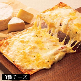 [JALショッピングオリジナル]薄焼きピザ（3種のチーズ・ベーコンマッシュルーム）