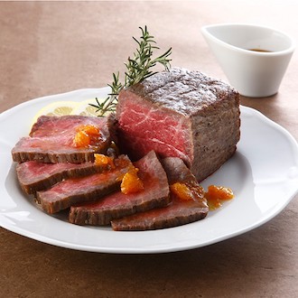 [JALふるさとプロジェクト]みかわ牛モモローストビーフ 蒲郡みかん入り和風ソース