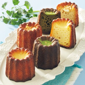 [メルカードスイーツまる]2段階熟成カヌレ3種セット