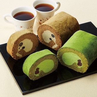 京都御苑[檜垣]ロールケーキセット