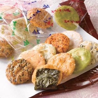 ひとくち草加せんべい「美ッ久寿」