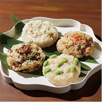 [かまくら工房]笹かぜ越後もちめし（枝豆ちまき・七目ちまき・ちりめん山椒・和牛ごぼう）