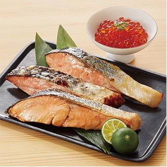 解凍するだけ 銀聖切身といくらセット