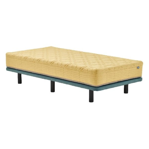 [シモンズ]ポケットダブルス シングル イエロー/セージ 20ｃｍ脚