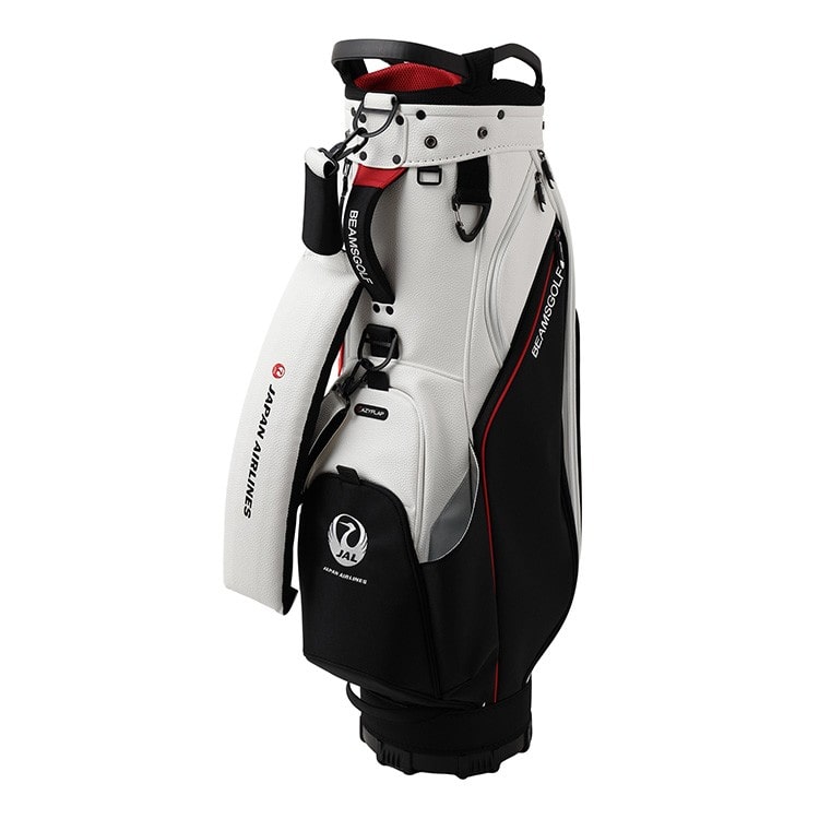 BEAMS GOLF キャディバッグ ブラック ヘッドカバー付き BEAMS GOLF] JALオリジナル キャディバッグ＆ツアープロ