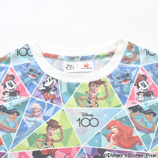 JAL DREAM EXPRESS Disney100]Ｔシャツ PATTERN FREE(FREE PATTERN