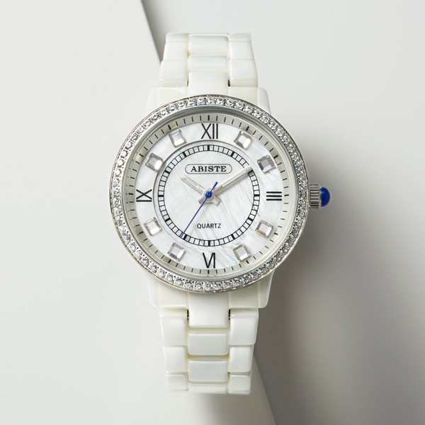 7,520円新品未使用　アビステJAL限定 ホワイトウォッチ　腕時計