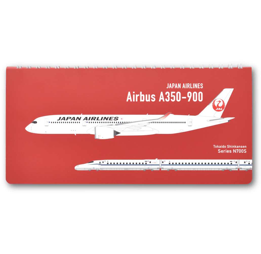 [JALオリジナル]ダブルリングノート AIRBUS A350-900×N700S JAL