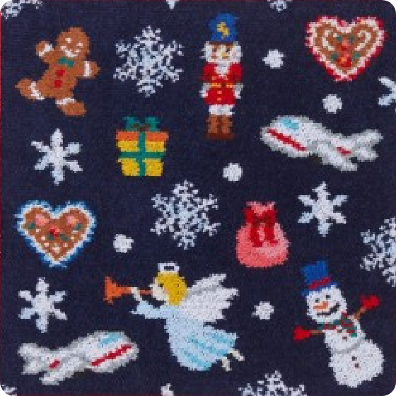 [FEILER×JALショッピング]ドリーミークリスマス柄