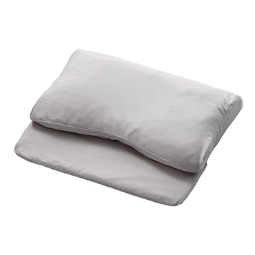 nishikawa[西川]もっと肩楽寝プレミアム専用ピローケース(高さ共通) グレー 送料込み