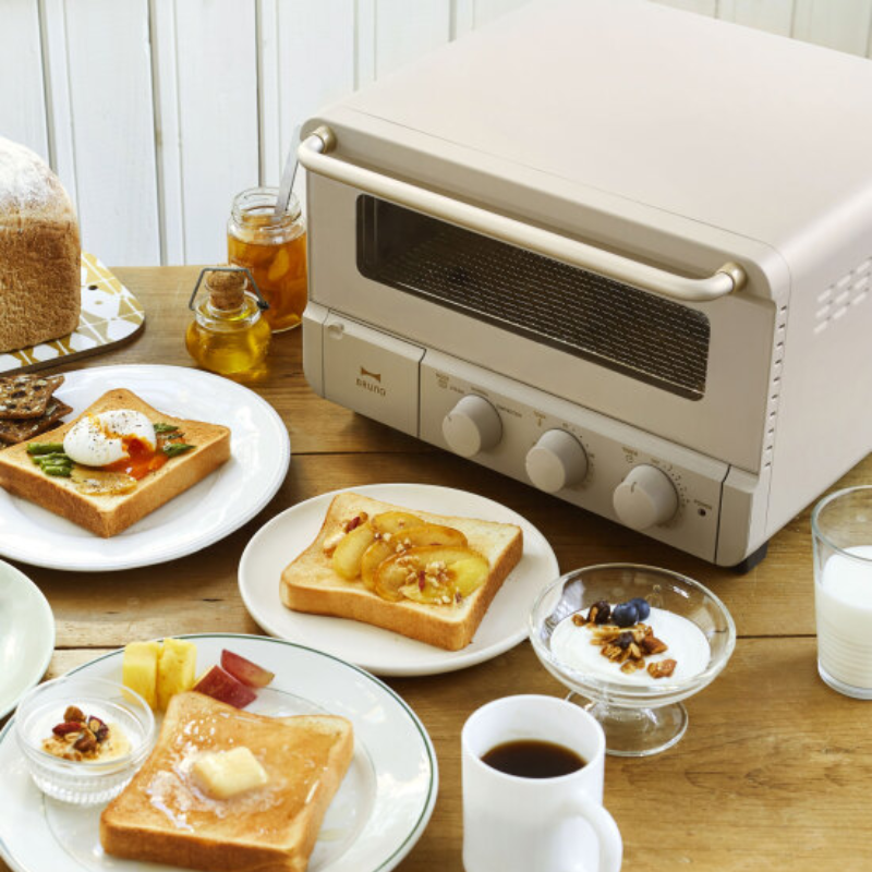 BRUNO ブルーノ スチーム&ベイク トースター グレー BOE067-GRG グレー