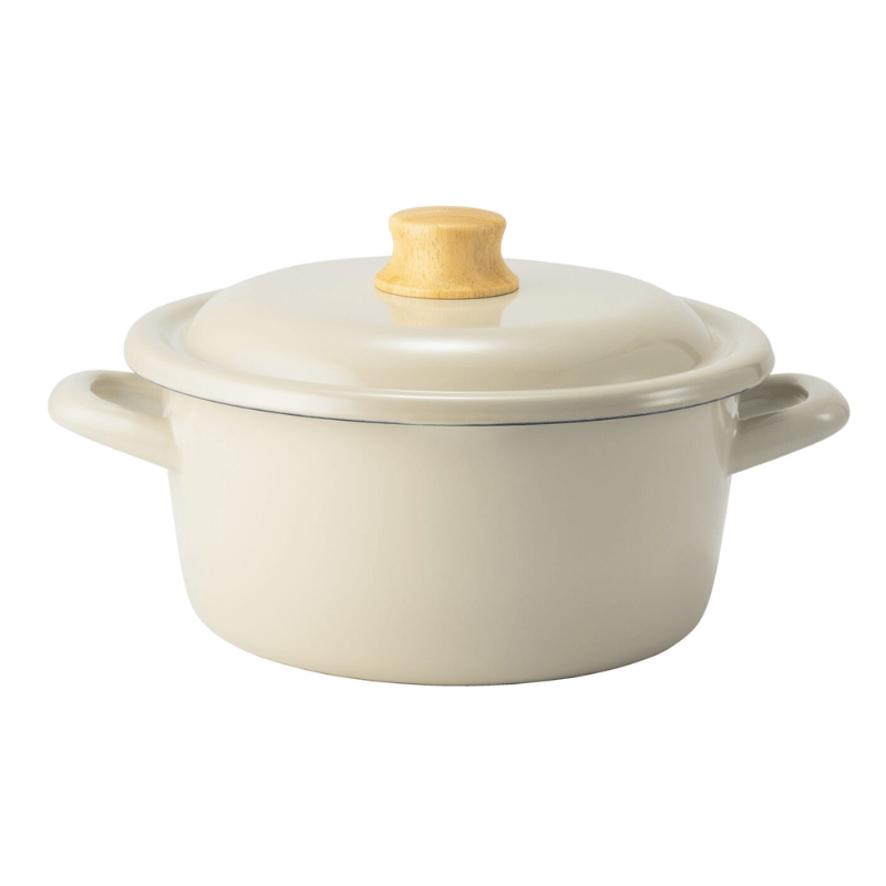 富士ホーロー キャセロール20cm ホワイト CTP-20W.W