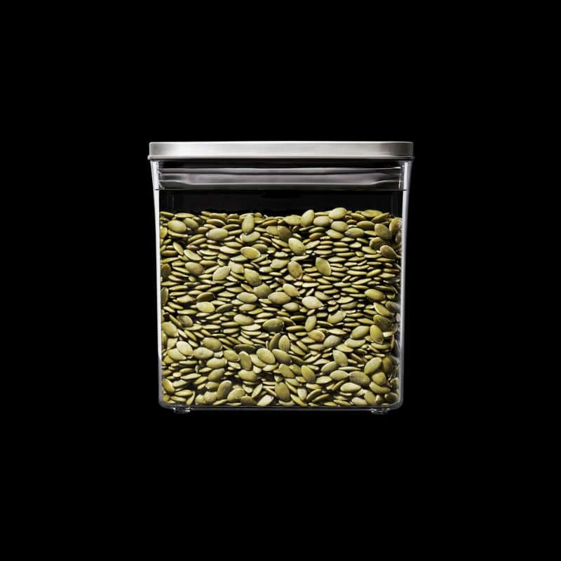 OXO オクソー ステンレスポップコンテナ レクタングル (ショート) 1.6L 3118800 1.6L