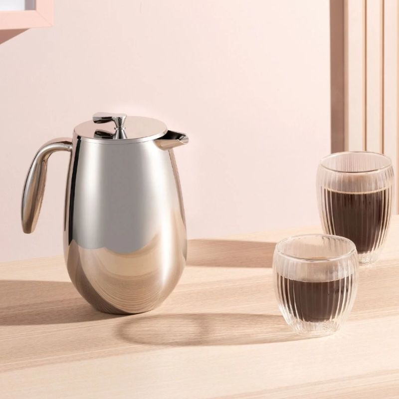 ◆JAL国際線ファーストクラスで使用◆bodum ボダム ダブルウォール フレンチプレスコーヒーメーカー 1.0L 1308-16 1.0L