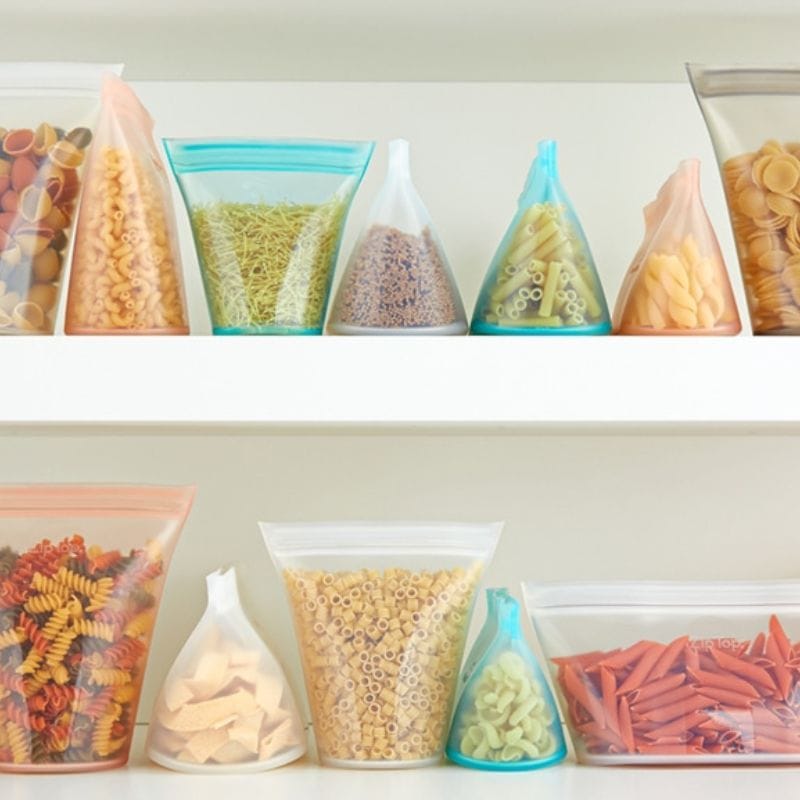 Zip top ジップトップ ディッシュ3点セット ティール シリコン 保存容器 保存袋 まち付き レンジ 食洗器対応 耐熱 冷凍 冷蔵 Z-DSH3A-03 ティール