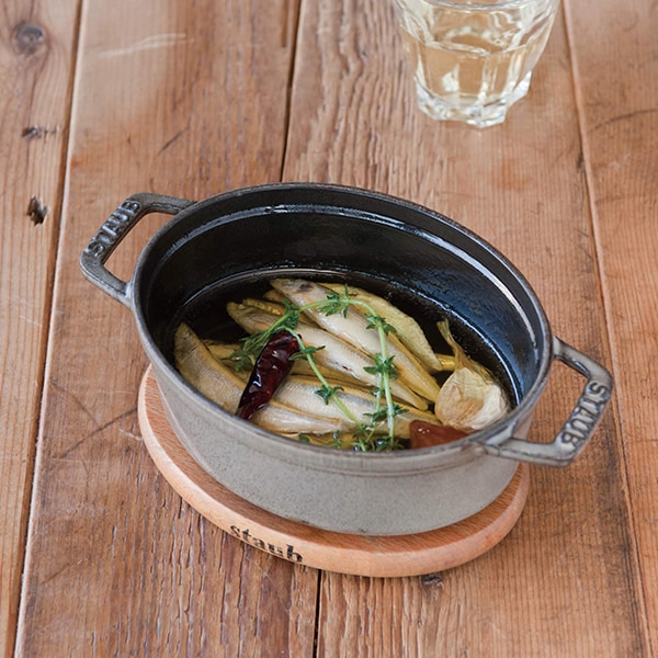 staub ストウブ ピコ・ココット オーバル 23cm グレー 40500-236 両手 鋳物 ホーロー 鍋 IH対応 グレー 23cm