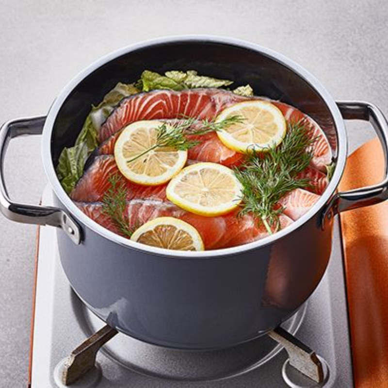 WMF ヴェーエムエフ フュージョンテック ミネラル ハイキャセロール 24cm プラチナム W0514485290 プラチナム 24cm