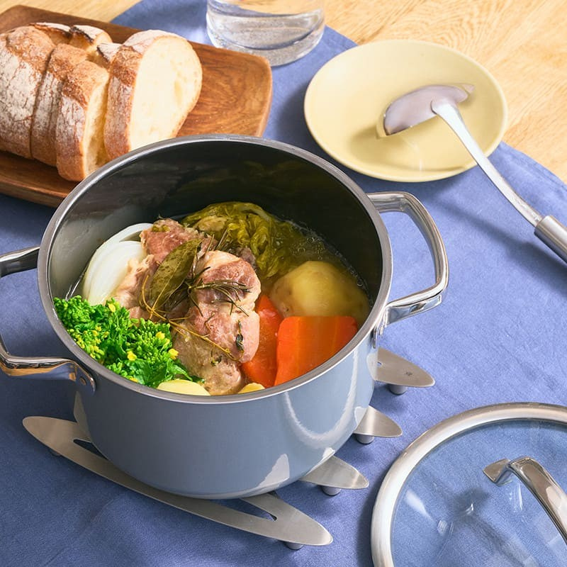 WMF ヴェーエムエフ フュージョンテック ミネラル ハイキャセロール 20cm プラチナム W0514385290 プラチナム 20cm