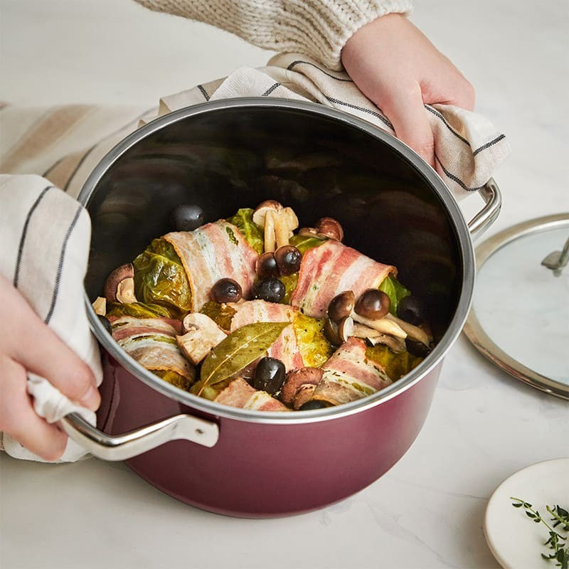 WMF ヴェーエムエフ フュージョンテック ミネラル ハイキャセロール 20cm ローズクオーツ W0514395290 ローズクオーツ 20cm