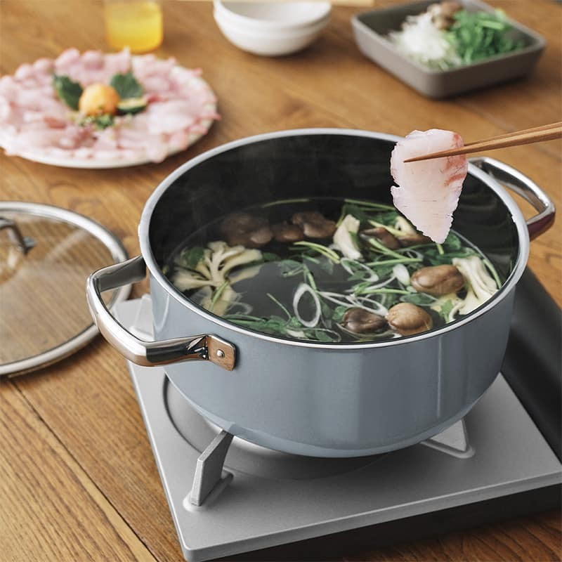 WMF ヴェーエムエフ フュージョンテック ミネラル ローキャセロール 24cm プラチナム W0514685290 プラチナム 24cm