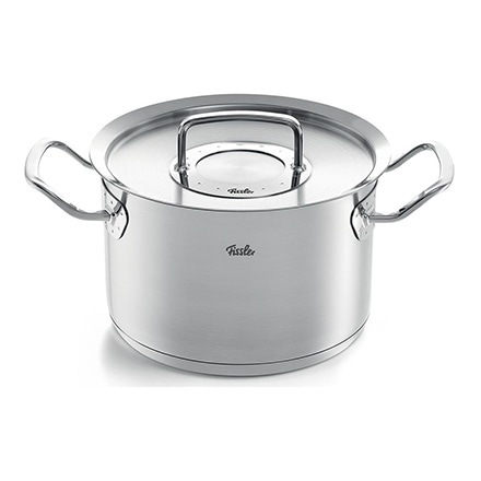 Fissler フィスラー オリジナル プロフィ コレクション シチューポット 20cm シルバー 両手鍋 ガス火 IH対応 084-128-20-000 20cm