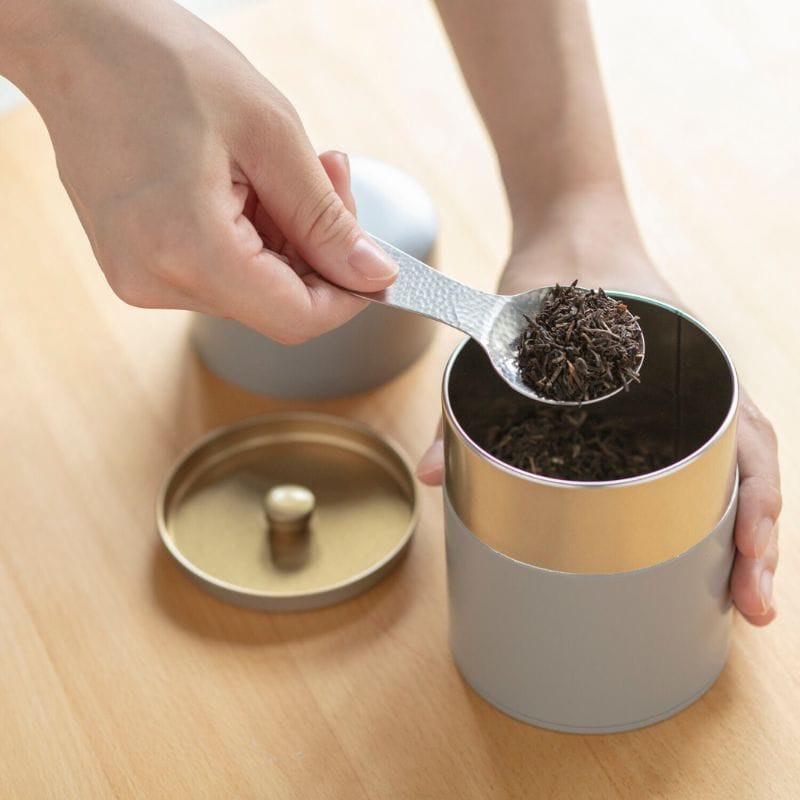 にちにち道具 塗り缶 平 150g グレー グレー 150g