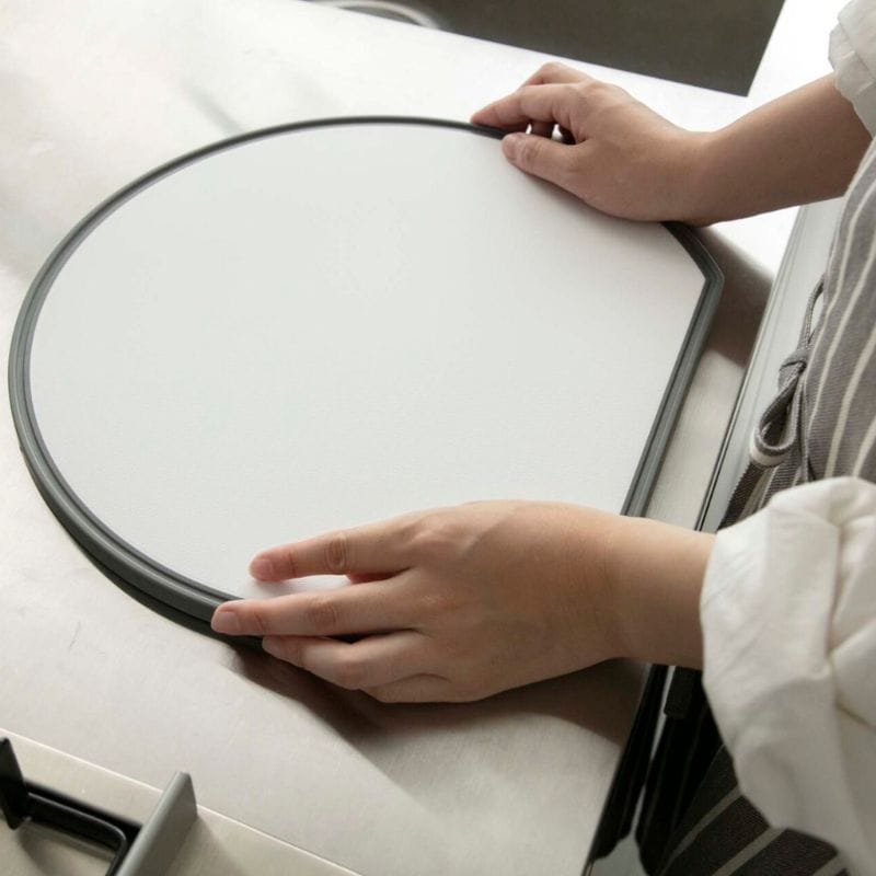 365methods サンロクゴ・メソッド バイカラー 軽量・抗菌まな板 D型 L ホワイト / グレー L