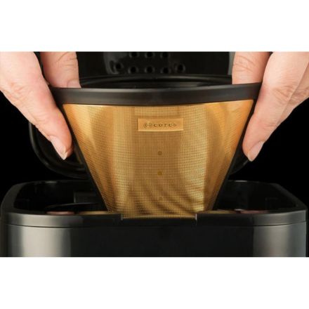 Cores コレス ゴールドフィルター (2-8カップ) ブラック C286BK 2-8カップ