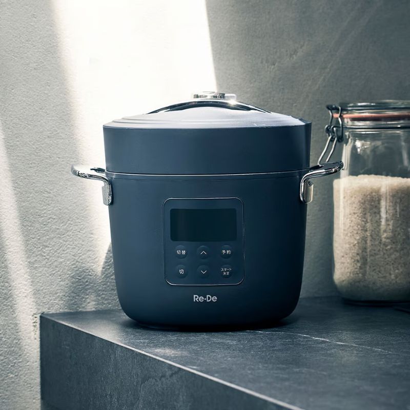 Re・De リデ Re・De Pot 電気圧力鍋 2L ネイビー PCH-20LN ネイビー