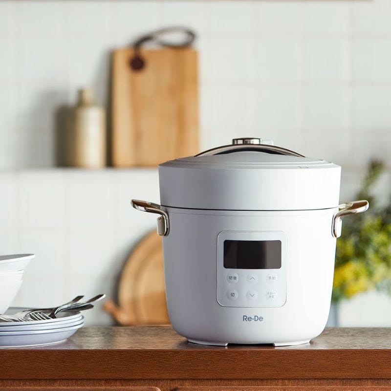 Re・De リデ Re･De Pot 電気圧力鍋 2L ホワイト PCH-20LW ホワイト