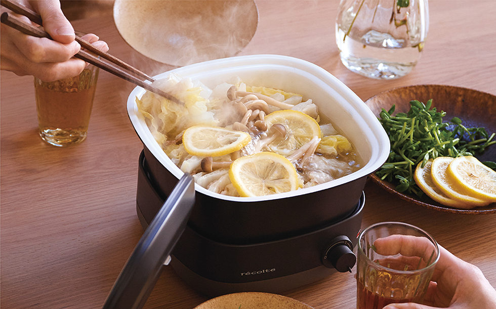 レコルト ポットデュオ キャレ グレー RPD-4(GY) グレー