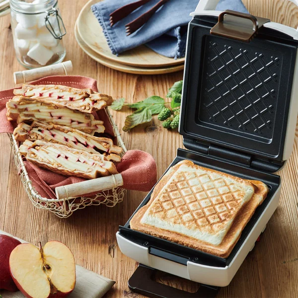 レコルト プレスサンドメーカー プラッド ホワイト RPS-2(W) ホワイト