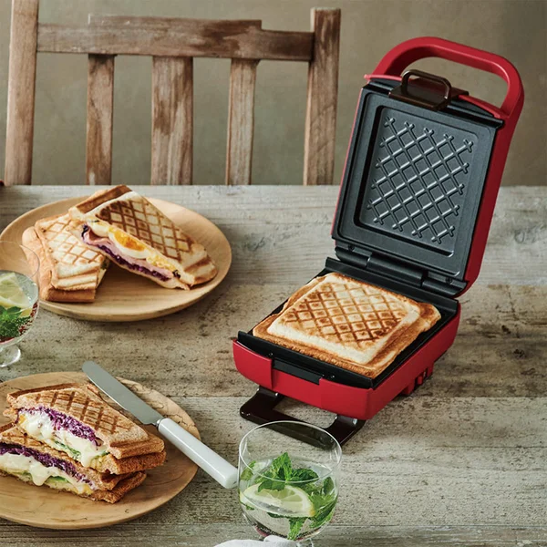 レコルト プレスサンドメーカー プラッド レッド RPS-2(R) レッド