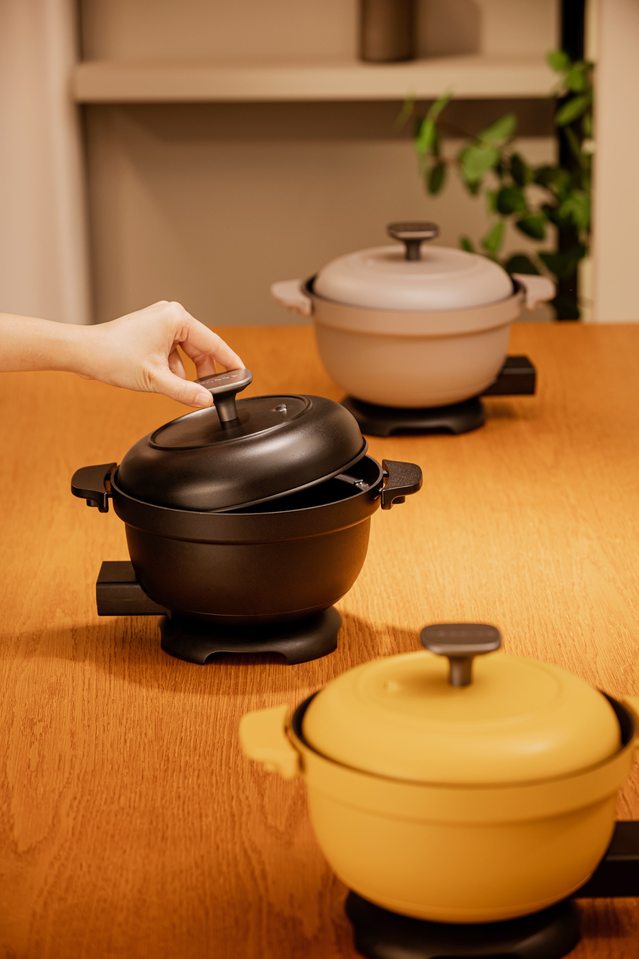 レコルト 電気なべ コポット ブラック REP-1(BK) ブラック