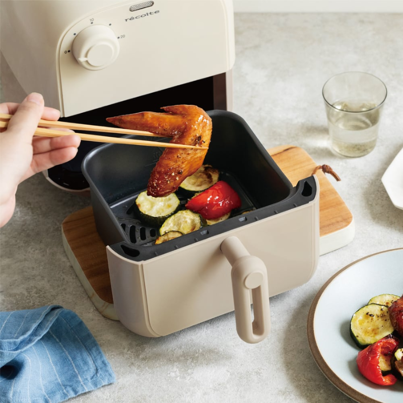 レコルト エアーオーブン ミニ ホワイトベージュ RAO-2(W)