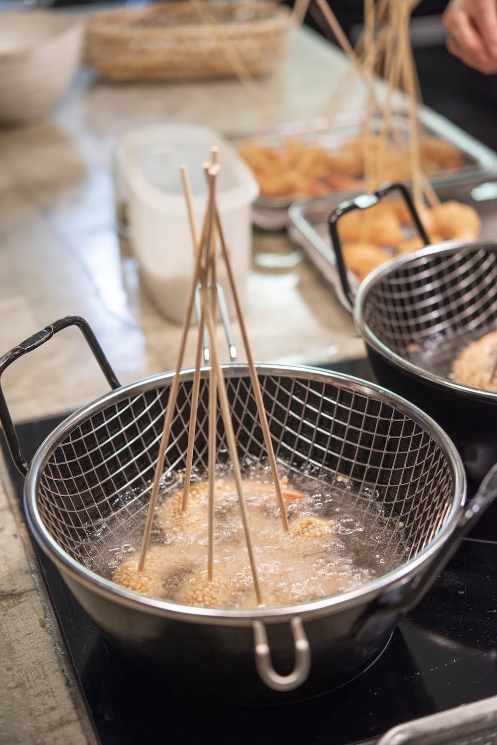 la base ラバーゼ 鉄揚げ鍋セット 22cm LB-098