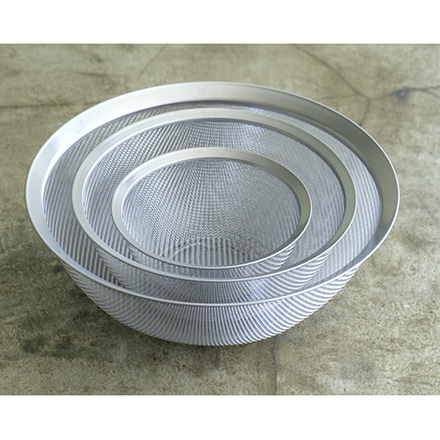 ラバーゼ ステンレス丸型ざる 大 27cm LB-003 大