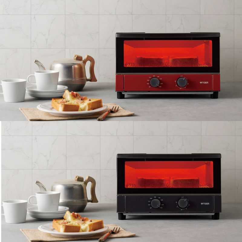 TIGER タイガー オーブントースター レッド KAM-S132R レッド