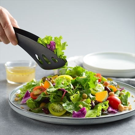 オークス ゆびさきサーバートング ブラック AUT1403