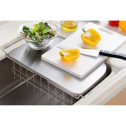 オークス 調理スペースが広がるトレー&水切り LS1538