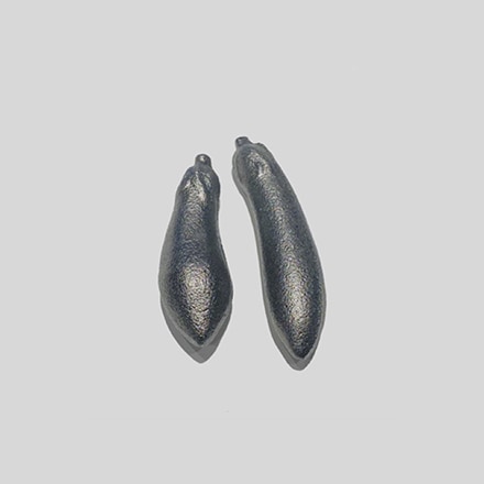 南部鉄器 鉄茄子2本組