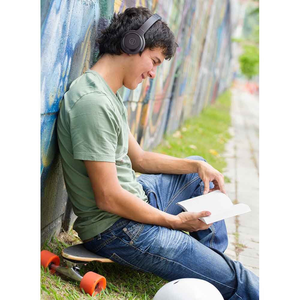 オーディオテクニカ Bluetoothポータブルヘッドホン ブラック ATH-WS330BT BK ブラック